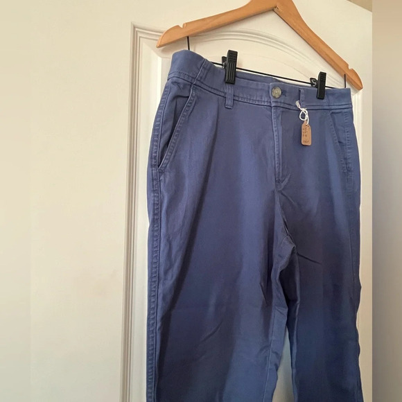 J Crew Smoky Blue Khakis Women’s size 4 - Picture 3 of 14